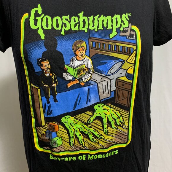 Torrid Tee Shirt Goosebumps Beware Of Monsters Halloween Slim Fit Plus 1 14 16 - Picture 2 of 4